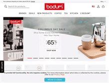 Tablet Screenshot of bodum.com
